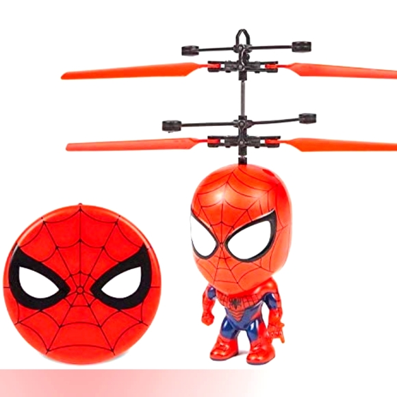 Spider-Man World Tech Marvel 3.5” Flying Figure UFO Helicopter - Picture 8 of 9